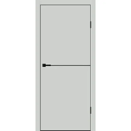 VellDoris Галант H1, Эмалюкс / Доломит, молдинг черный; кромка ABS с 4х сторон, черная